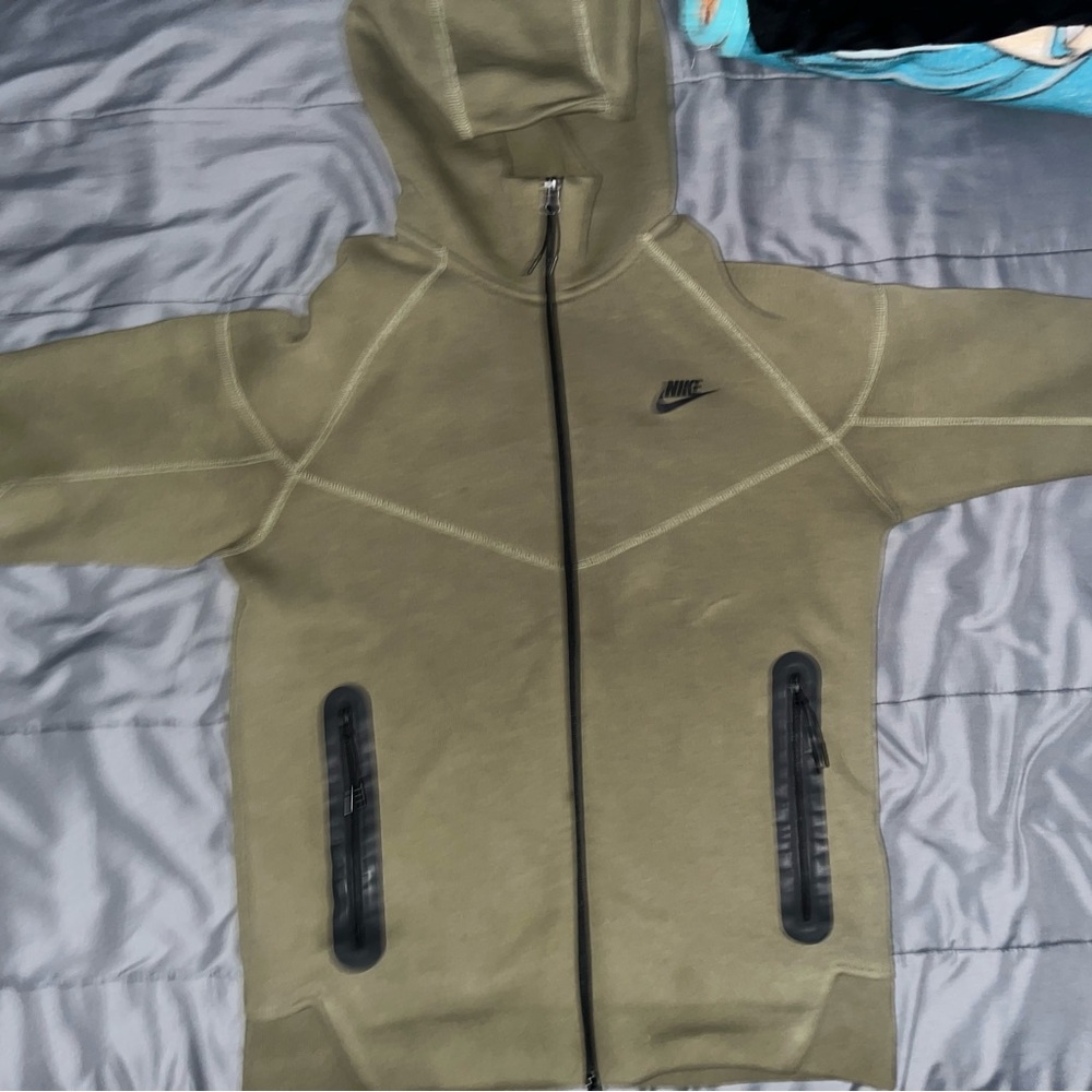 Nike Khaki Full-Zip Hoodie
